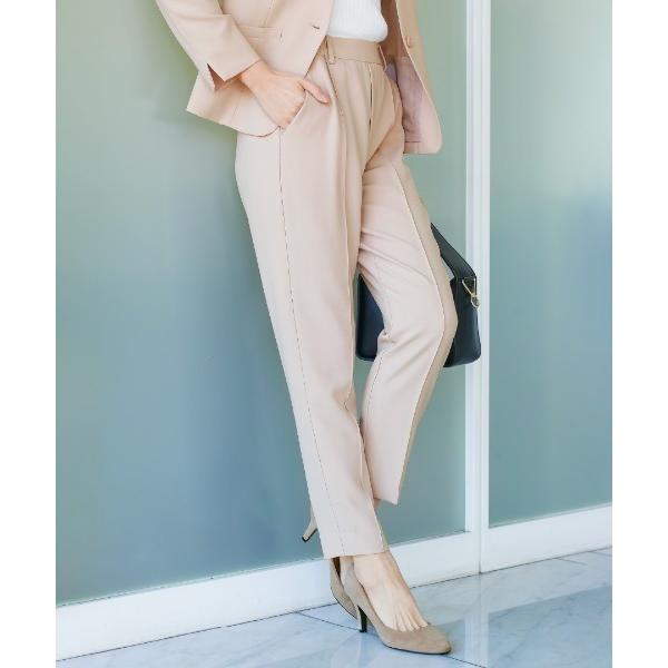 スラックス パンツ 洗濯機OK・接触冷感「 着心地軽やか♪ライトウェイト 」さらさらオックス・センタ...