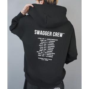 パーカー 「SWAGGER CREW/スワッガークルー」ストリートロゴジップパーカー メンズ レディース