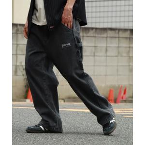 パンツ 「THRASHER/スラッシャー」デニム＆カツラギ ペインターパンツ メンズ