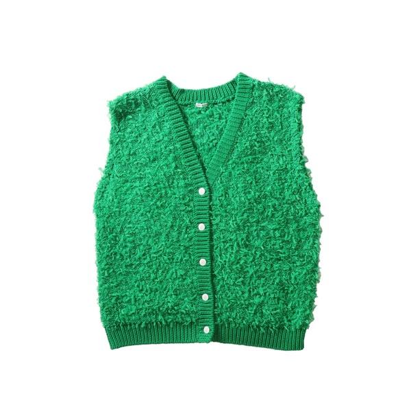 ニット セーター ribbon yarn vest(リボンヤーンベスト) レディース