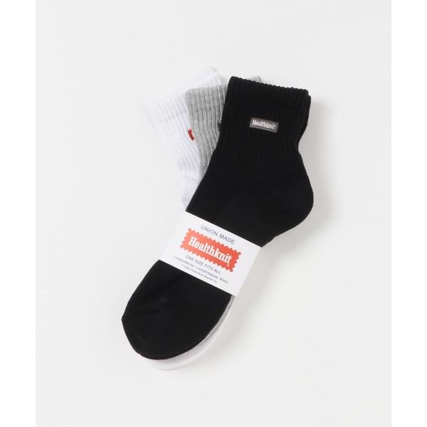 靴下 Healthknit　ワンポイント3PSOX メンズ