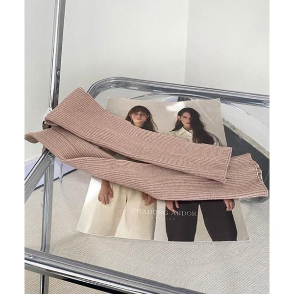 アームカバー HALEY PESCA/リブニット アームウォーマー レディース