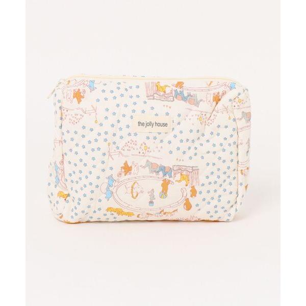 バッグインバッグ ポーチ Pochi Pouch/「３サイズ展開」花柄 キルティング マルチ ポーチ...