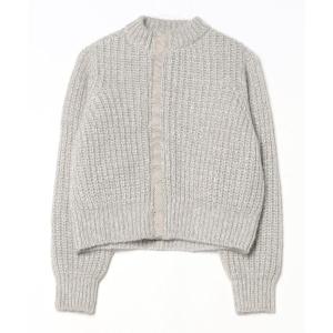 「mintdesigns」 ニットカーディガン ONE SIZE グレー レディース