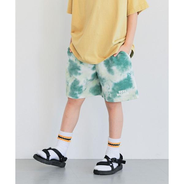 パンツ 「ゆったりシルエット♪」タイダイショーツ(KIDS) キッズ 子供服 男の子 女の子