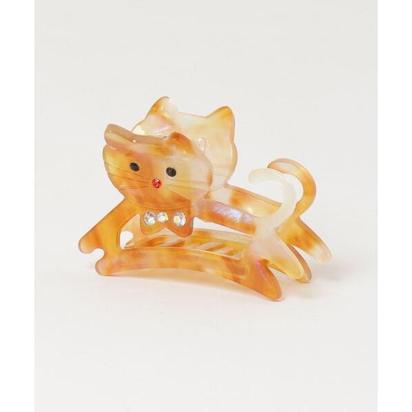 ヘアクリップ 「HIKA」猫ヘアクリップ