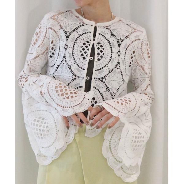 tシャツ MEDI INDIAN 2WAY BIG LACE TOPS レディース