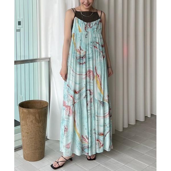 ワンピース MEDI INDIAN POOL MARBLE DRESS