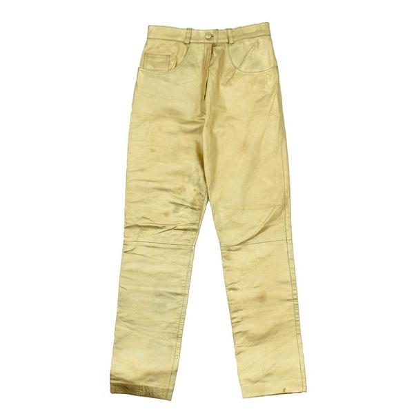 パンツ 「ヴィンテージ古着」JUTTA COVIAN ナパレザー スリムパンツ メンズ レディース