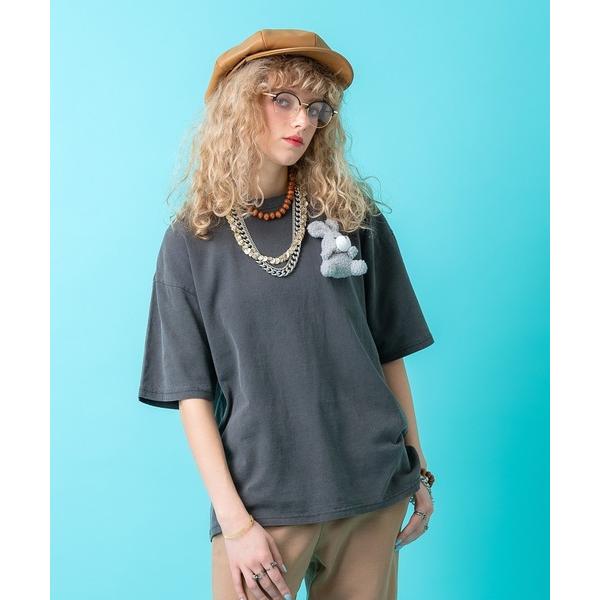 tシャツ TEDDY ankoROCK ピグメントTシャツ メンズ レディース