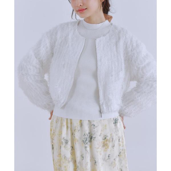 ブルゾン アウター フェザーチュールシアーブルゾン 「低身長・小柄女性」 レディース