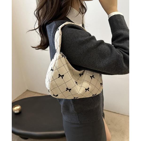 ハンドバッグ 「M2SUQARED/エムツースクエア」ミニリボンハンドバッグ