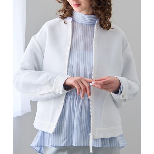 ブルゾン アウター シアーブルゾン レディース