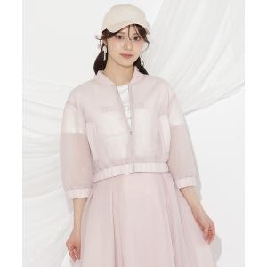 ブルゾン アウター シアーダンボールブルゾン レディース