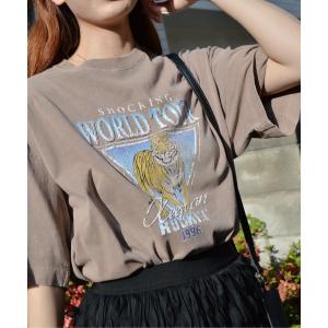 tシャツ 「spiritoso」World TourタイガープリントＴシャツ レディース メンズ