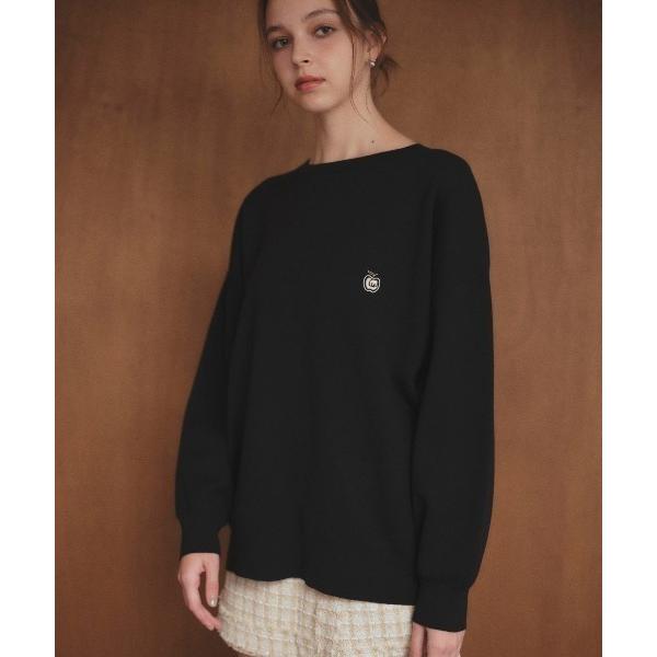 tシャツ ユニセックスワンポイント刺繍ニット レディース メンズ