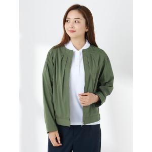 ジャケット ノーカラージャケット ノーカラーブルゾン レディース
