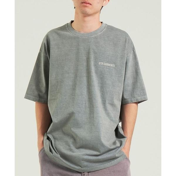 tシャツ QT8 GARMENTS／Pigment ロゴ T メンズ