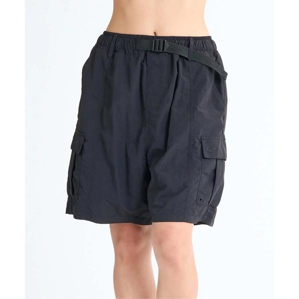 パンツ WILD WANDER /ロキシーワイドシルエットカーゴハーフパンツ レディース