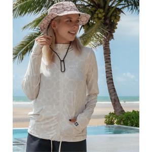 uvカット ラッシュガード AURORA /ロキシー長袖ジップアップパーカーラッシュガード(水着) レディース｜ZOZOTOWN Yahoo!店