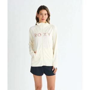 ラッシュガード ARTSY FLORAL LOGO ST /ロキシースタンドカラー長袖ジップアップパーカーラッシュガード(水着) レディース｜ZOZOTOWN Yahoo!店