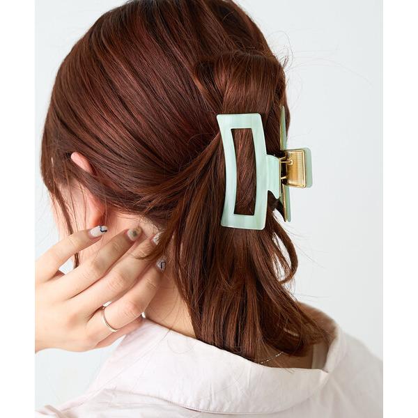 ヘアクリップ スクエアフレームヘアバンスクリップ