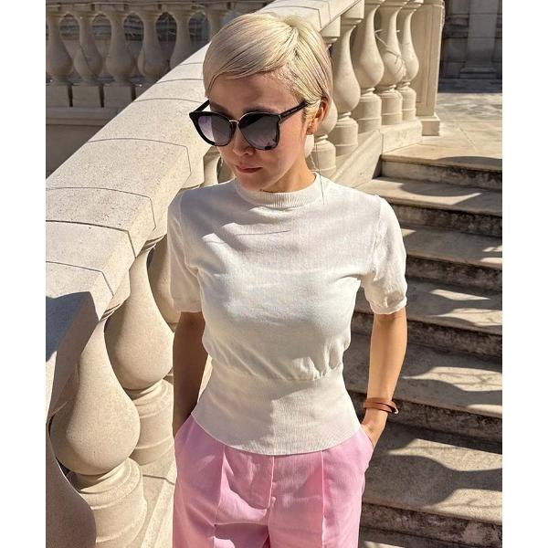 tシャツ イタリア糸cool素材ニットトップス レディース