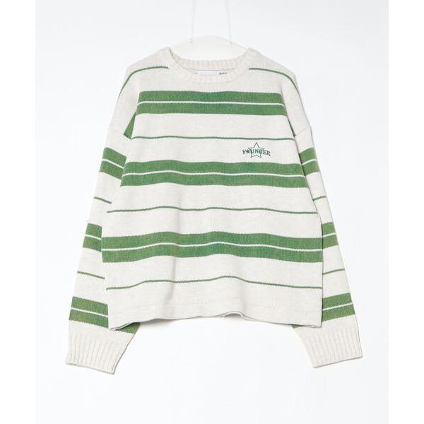 セーター ニット powder border knit メンズ