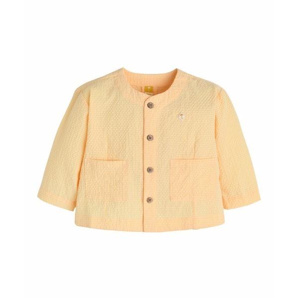 ノーカラージャケット アウター モンドシアサッカージャケット キッズ 子供服 男の子