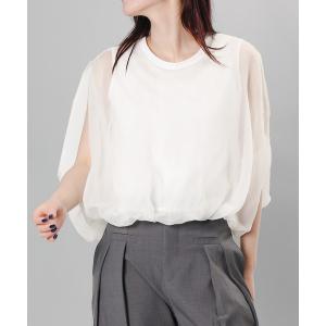 tシャツ 七分袖風シアートップス (SS) レディース