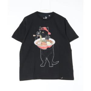tシャツ go slow caravan/ゴースローキャラバン　USAコットン餃子クマ /中華そば猫Ｔ メンズ レディース
