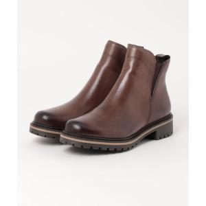 「Robin Rose」 ショートブーツ 39 ダークブラウン レディース