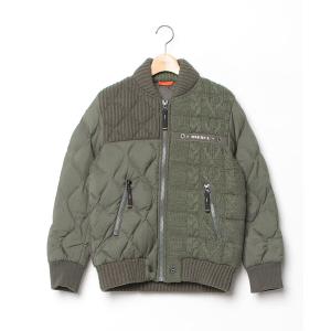 「DIESEL」 ダウンジャケット X-SMALL グリーン メンズ
