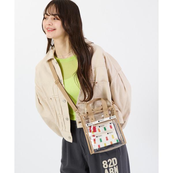 ショルダーバッグ バッグ CLEAR MINI N/S TOTE ハリボーゴールドベアーズ/クリア ...