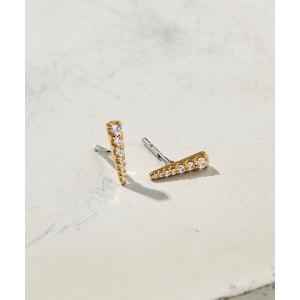 L &Co. K10シェルパールUラインピアス　新品未使用 Jewel closet by L&Co. ピアス K10 シェルパール Uライン ピアス