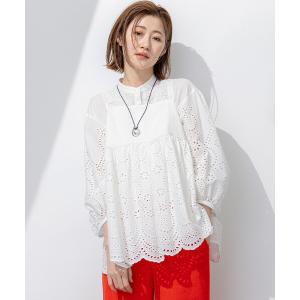 23区（ニジュウサンク） ブラウス シャツ 「洗える」コットンエン