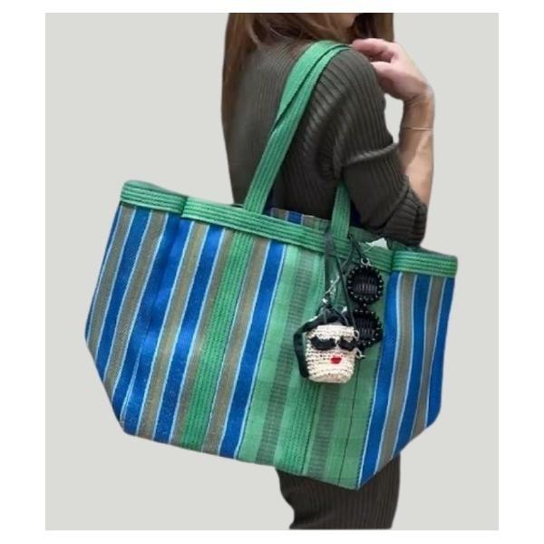 トートバッグ 「Babachic Bags/ババシックバッグ」カラフルロングショルダートートバッグ ...