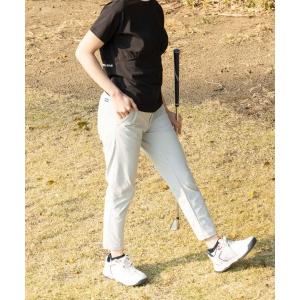 パンツ 「FILA GOLF/フィラゴルフ」レディースクロップドパンツ　冷感　ゴルフ レディース