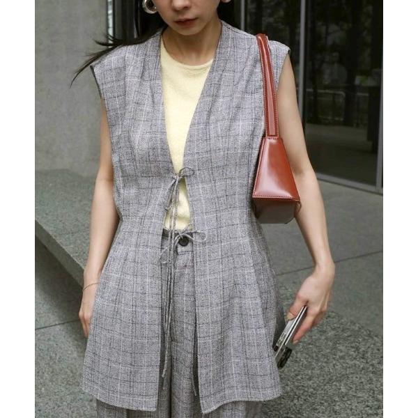 tシャツ LIGHT TWEED WAIST SHAPE TOP レディース