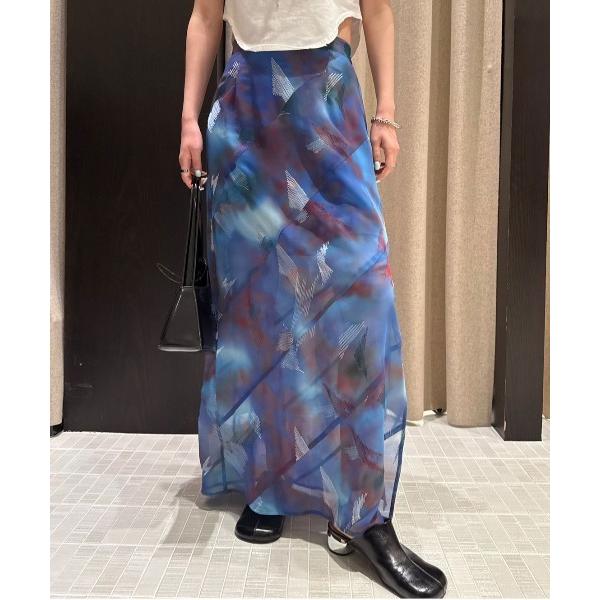 スカート BLUR SCENERY SPIRAL SKIRT