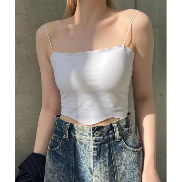 キャミソール WAVE HEM BUSTIER TOP