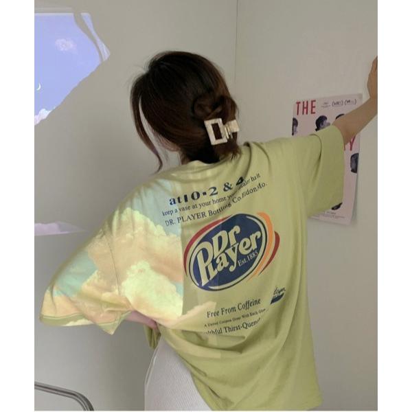 tシャツ /カラーBIGTシャツ Dr Player（MA/EK107） レディース