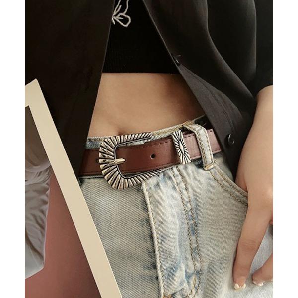 ベルト /ウエスタンベルトミドル/Y2K 平成ギャル グランジ（MA/EK311） レディース