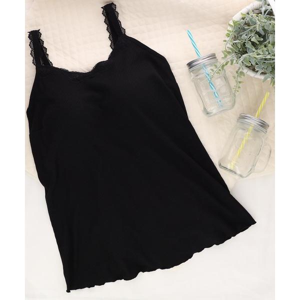 インナーシャツ 肌着 ワイヤーで支えるキャミ レディース