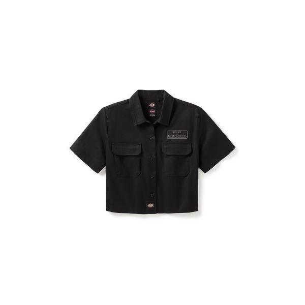 ブラウス シャツ Dickies(R)x H-D(R) イーグルクロップドワークシャツ レディース