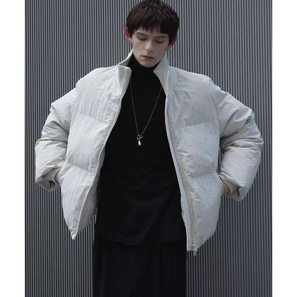 ダウンジャケット ダウン HEAT FILL RIB NECK JACKET / ヒートフィルリブネ...