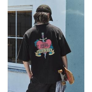 tシャツ 「AIRWALK」ヴィンテージライク ハードグラフィック ボックスシルエット半袖Tシャツ メンズ レディース メンズ レディース