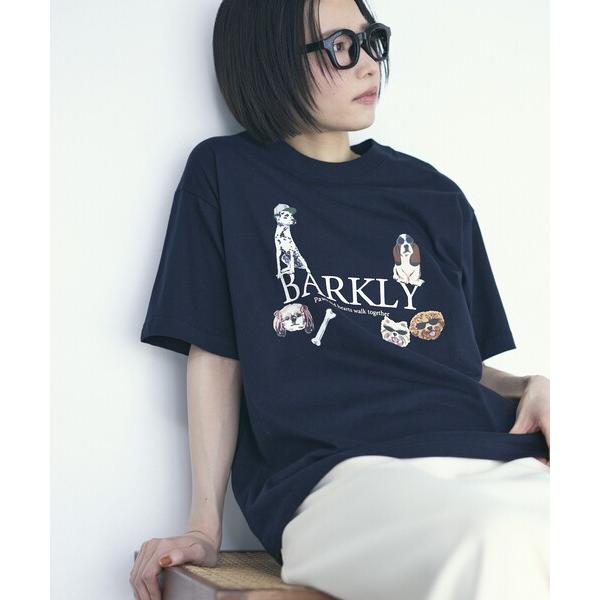 tシャツ Firsthand/ファーストハンド オーガニックコットン アニマルプリントT BARKL...