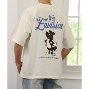 tシャツ 「GROOVY STORE」サガラ刺繍 ワイドTシャツ メンズ レディース