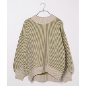 「GLOBAL WORK」 長袖ニット FREE グリーン系その他3 レディース